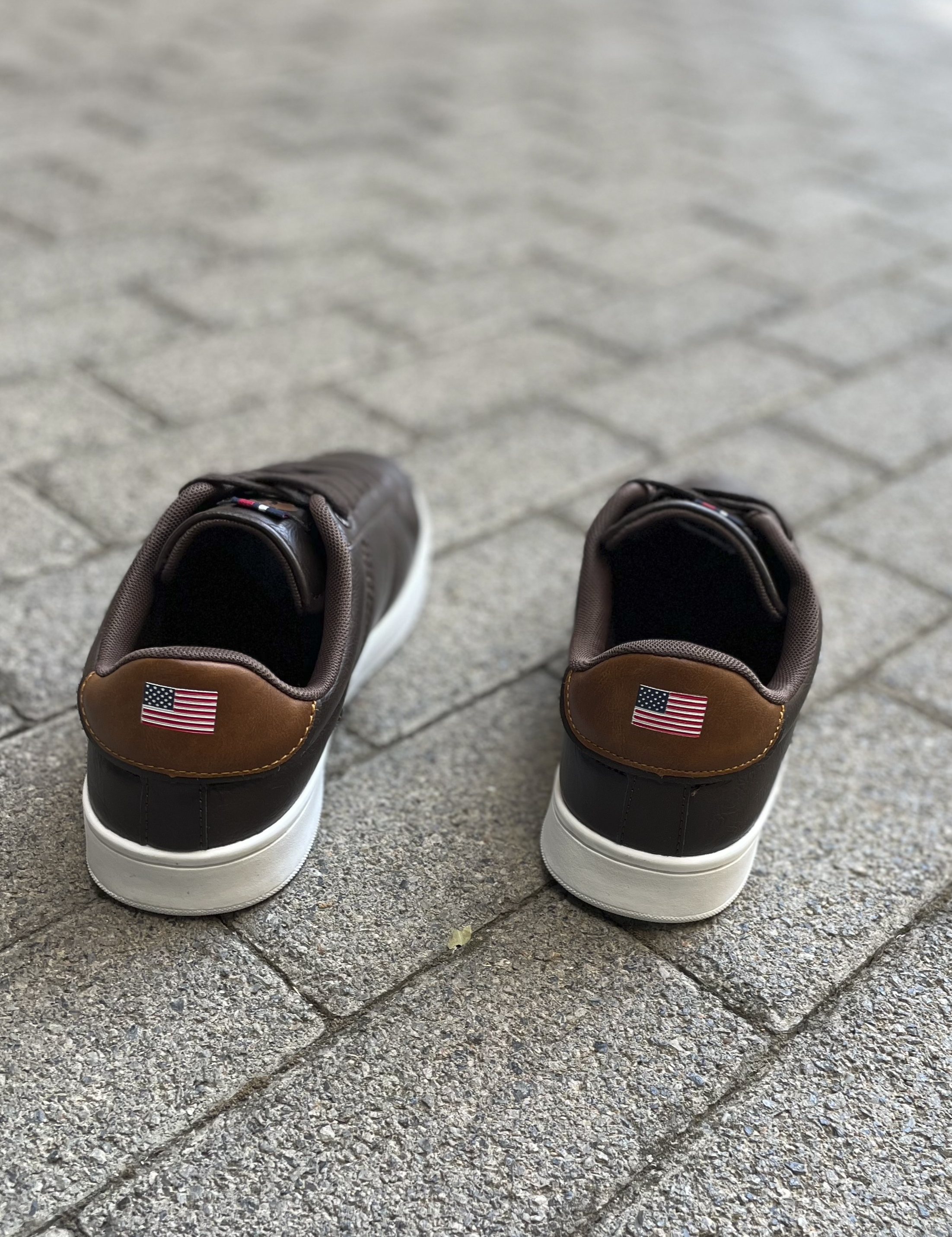 Us Grand Polo καφέ ανδρικά casual sneakers GPM424025 φωτογραφία